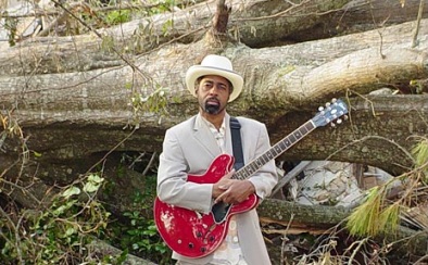 Blues musician Vasti Jackson's studio was destroyed by this tree